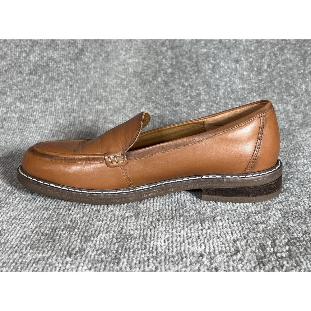 Easy Spirit Jaylin Leather Slip On Loafer Womens Sz 7M Brown Flex Tech Easy Arch - Picture 9 of 12